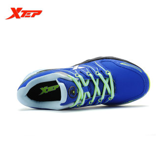 XTEP Brand Professional Running Shoes For Women Light Leather Running Sports Shoes Ladies Damping Athletic Sneaker (Blue) June 2018 - 3 XTEP Brand Professional Running Shoes for Women Light Leather Running Sports Shoes Ladies Damping Athletic Sneaker (Blue) - 3
