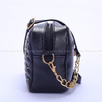 Yogodins Women's Black Crown Brooch Design Chain Strap MessengerBag June 2018 - 3 Yogodins Women's Black Crown Brooch Design Chain Strap MessengerBag - 3