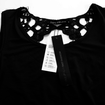 Zanzea Summer Sexy Women Hollow Off Shoulder Casual Short Sleeve Lace Splicing Crochet Blouse Tank Backless Split Tops Black June 2018 - 5 Zanzea Summer Sexy Women Hollow Off Shoulder Casual Short Sleeve Lace Splicing Crochet Blouse Tank Backless Split Tops Black - 5