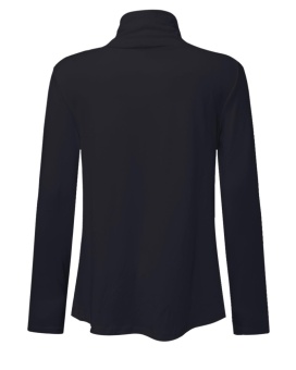 ZANZEA Women's High Neck Collar Choker Long Sleeve Casual Blouse Shirt Tops (Black) - Intl June 2018 - 3 ZANZEA Women's High Neck Collar Choker Long Sleeve Casual Blouse Shirt Tops (Black) - intl - 3
