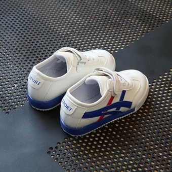 ZH Boy's Sports Shoes With White Shoes And Casual Shoes Blue June 2018 - 2 ZH Boy's Sports Shoes With White Shoes And Casual Shoes Blue - 2