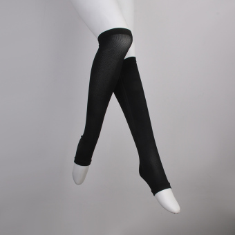 Zipper Compression Socks Zip Leg Support Knee Stockings Open Toe Black XXL June 2018 - 4 Zipper Compression Socks Zip Leg Support Knee Stockings Open Toe Black XXL - 4