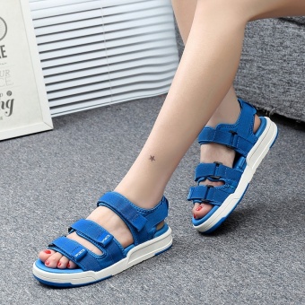ZNPNXN Lovers Shoes Summer New Style Trend Men Slippers Comfortable And Soft Mens Shoes Fashion High End Leisure Sports Sandals Size 35-44 Yards (Blue) - Intl April 2018 - 2 ZNPNXN Lovers Shoes Summer New Style Trend Men Slippers Comfortable And Soft Mens Shoes Fashion High End Leisure Sports Sandals Size 35-44 Yards (Blue) - intl - 2