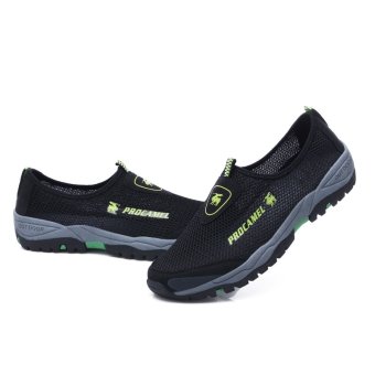 ZOQI Man's Fashion Sneakers Net Slip-ons Walking Shoes(Black) - Intl July 2018 - 2 ZOQI Man's Fashion Sneakers Net Slip-ons Walking Shoes(Black) - intl - 2