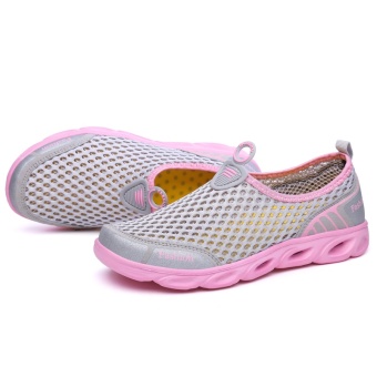 ZOQI Men's And Women's Fashion Mesh Light Breathable Sport ShoesWater Shoes(Pink) - Intl June 2018 - 3 ZOQI Men's And Women's Fashion Mesh Light Breathable Sport ShoesWater Shoes(Pink) - intl - 3