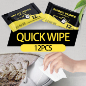 Quick Clean Disposable Shoe Wipes