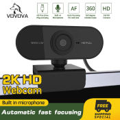 VOVOVA 1080P Webcam with Mic - On Sale
