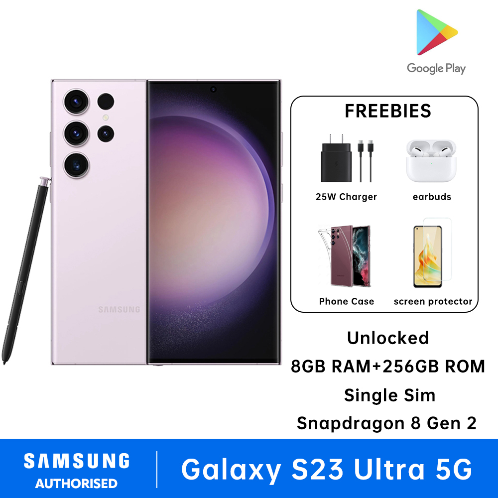 Samsung Galaxy S23 Ultra Single Sim 8GB RAM + 256GB ROM Cell Phone Factory Unlocked Android Smartphone 200MP Camera Night Mode Long Battery Life - Image 3