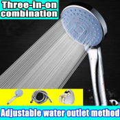 Multi-function 3-in-1 Shower Head Set by AquaLuxury