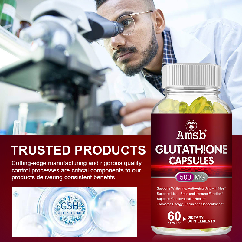 Amsb Glutathione Capsules Collagen Antioxidant Anti-Aging Boosting Immunity  Dull Skin Whitening Supplement Health Product | Lazada PH