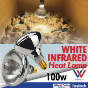 100W Infrared Heat Lamp Bulb for Livestock - Ideal for Animals