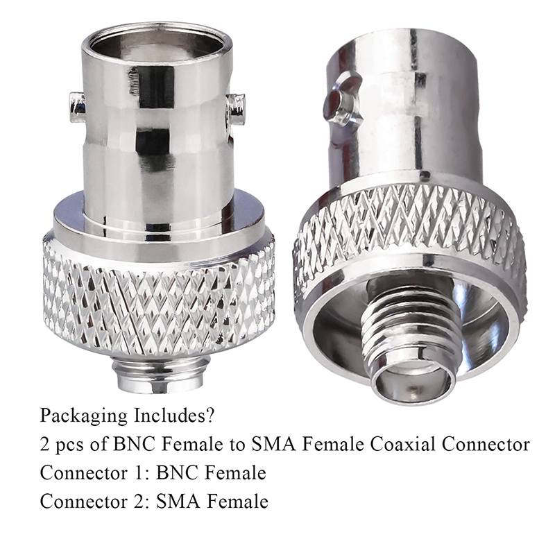 Confezione 5 Adattatore Connettore SMA Femmina A BNC Femmina Per