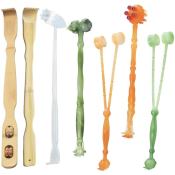 BINLU Bamboo Back Scratcher & Vibrating Massager for Pain Relief