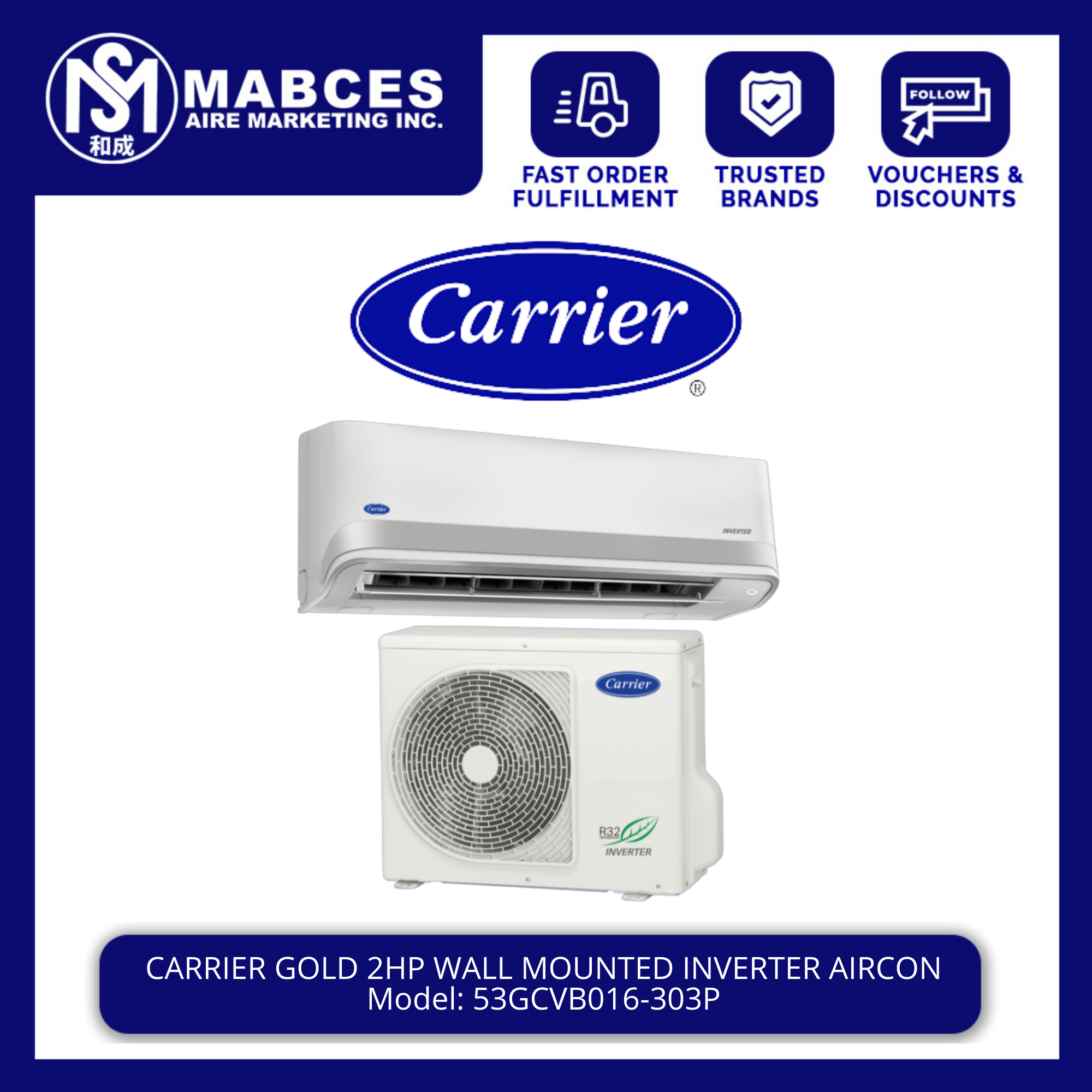 carrier aircon crystal inverter