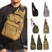 TG Outdoor Tactical Chest Bag - Waterproof and Multifunctional