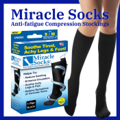 Miracle Socks Anti-Fatigue Compression Socks for Pain Relief