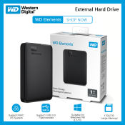 Western Digital Portable External Hard Drive with USB 3.0