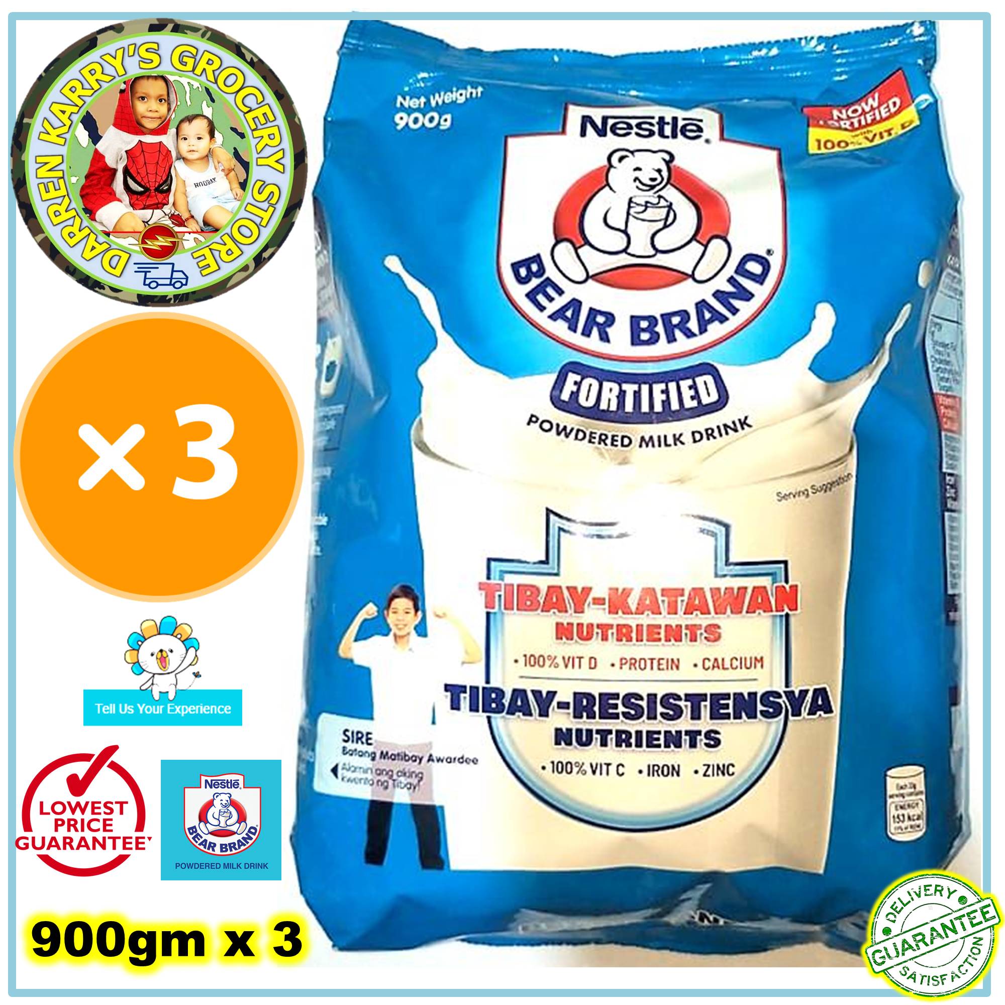Bear Brand Fortified Powdered Milk Drink w/Iron, Zinc & Vitamin C 700gr  (Philippines)