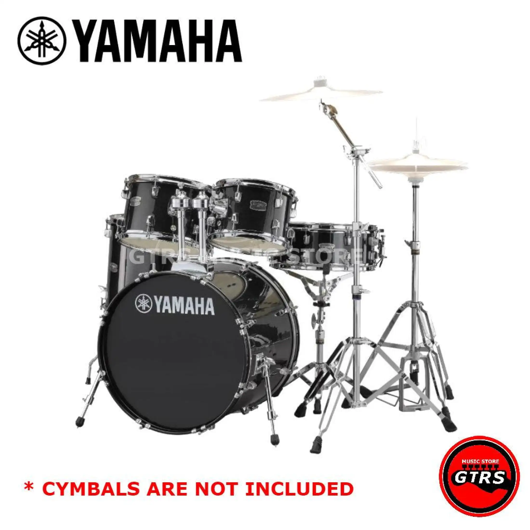 Yamaha Rydeen 5pieces Drum Set Black Glitter Lazada Ph