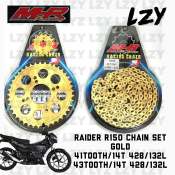 MHR Raider R150 Sprocket Gold Chain Set Motorcycle
