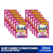 SURF Blossom Fresh Fabric Conditioner 25ml x 12 sachets