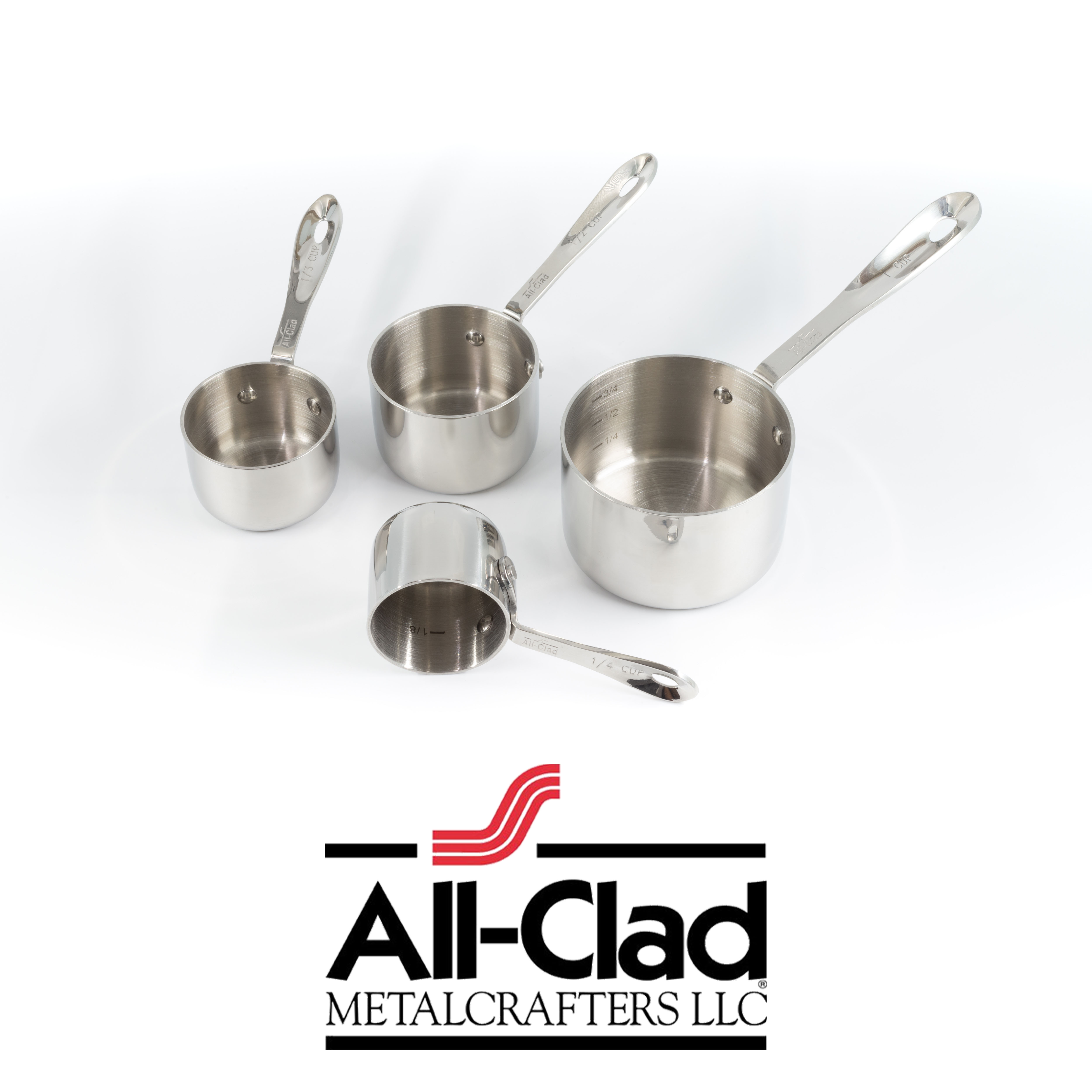 All-Clad Stainless Steel Measuring Cup Set, 5-Piece, Silver –  daniellewalkerenterprises