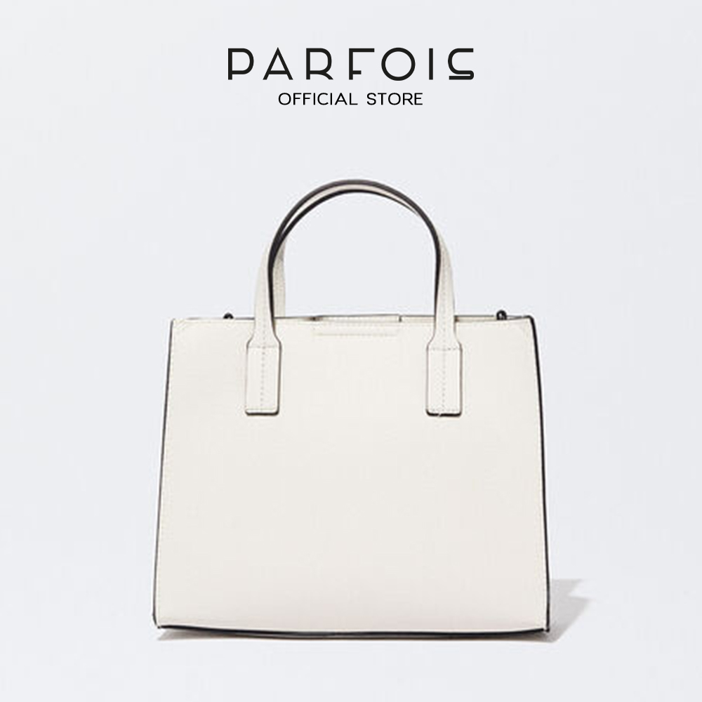 Buy PARFOIS Women White Hand-held Bag White Online Best, 60% OFF