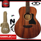 D&D Django Jr. Acoustic Guitar with Cherub GT-2 Pickup