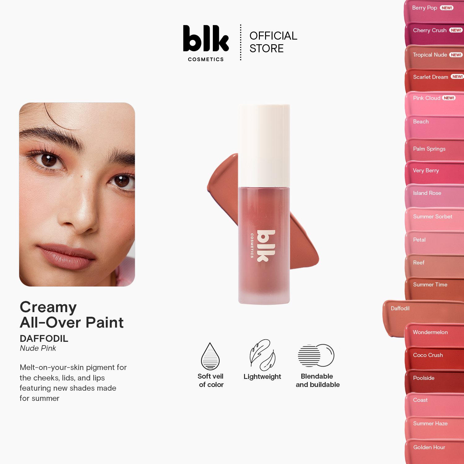 Discount on Blk Cosmetics  shoes - SKU:  Fresh Creamy All Over Paint Daffodil