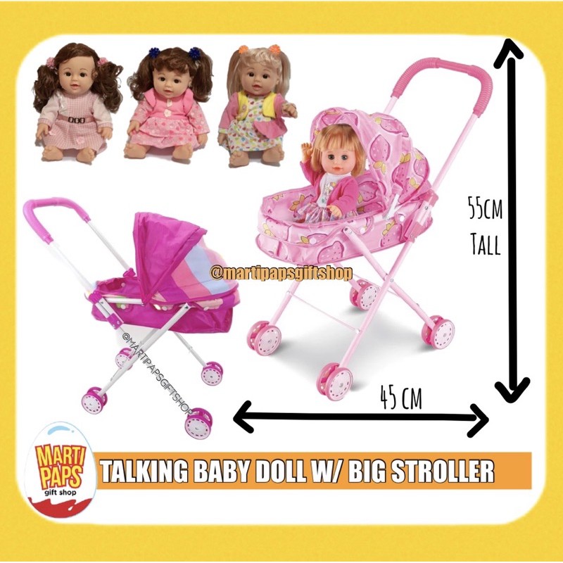 Baby doll stroller for tall child sale