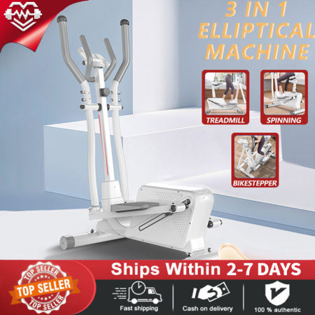 HEARTBEAT Magnetic Bike Elliptical - Space Walk Exercise Machine