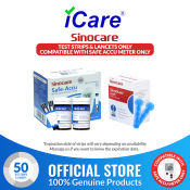 iCare T50 Test Strips & Lancets for Accu Glucometer Kit