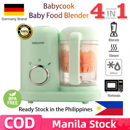 Baby Food Processor - Steams, Blends, and Cooks Vegetables and Fruits