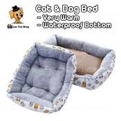 Crosshatch Flat Bed Pets Dogs Cats Bed