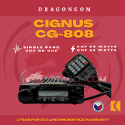 Cignus CG 808 or CG-808 Mobile Base Radio CG808