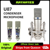 RAYHAYES U87 Professional Platinum MIC for Studio, Videoke, Streaming