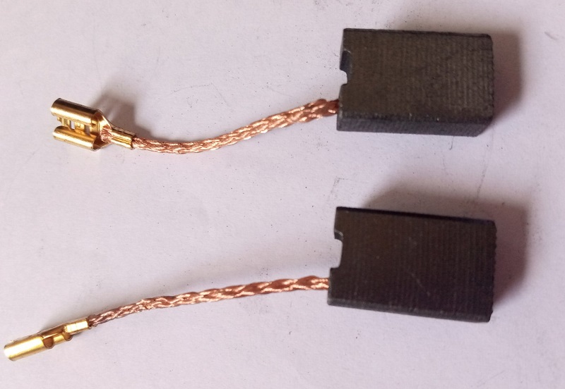 2x Motor carbon brushes 5 x 10 x 16mm compatible with Hilti AG 125-S, AG 230-S, D 125-S, DAG 115