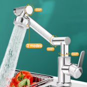 304 Stainless Rotating Single Cold Kitchen Sink Faucet by 