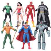 DC Justice League 7pcs Action Figures Toys Set