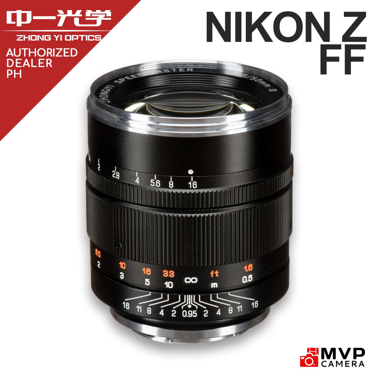 MITAKON Zhongyi Speedmaster 50mm III Fullframe Lens E Z RF L