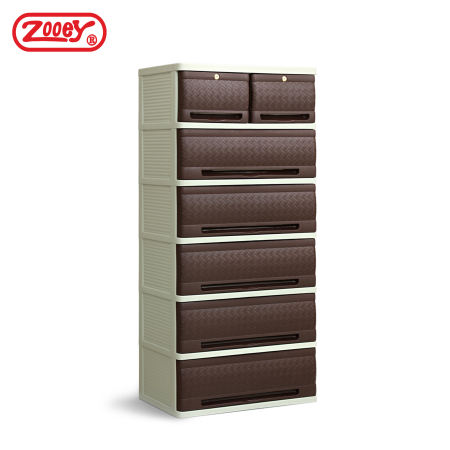 Zooey Native Rattan Drawers 6 Layer Stock No. 2002-6L