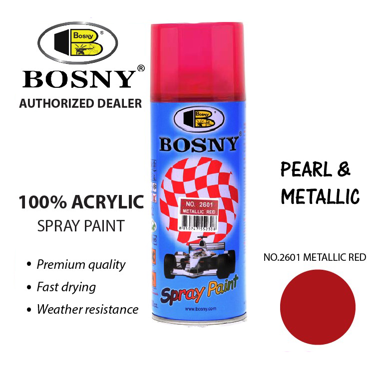 Metallic Spray Paint Red