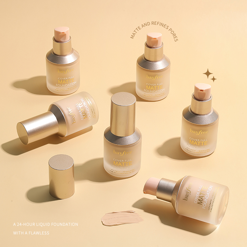 Discount on KIMUSE  shoes - SKU: Bayfree Concealer Liquid Foundation Full Cover Matte Poreless Finish Waterproof &  Sweatproof Moistu