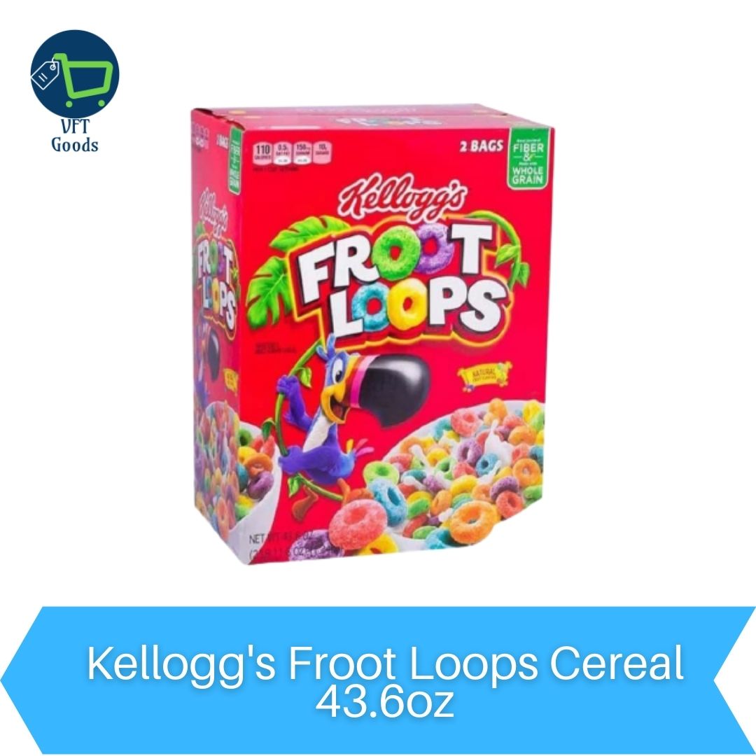 Kelloggs Froot Loops Cereal (43.6 Oz.) 