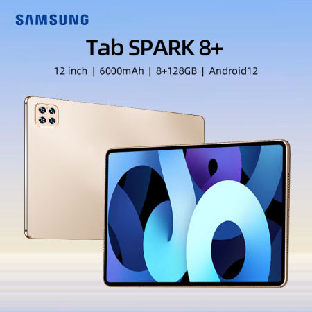 Samsung Tab SPARK 8+ 12 inch 5G Tablet, 8GB+128