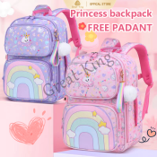 Princess Kids Backpack - Girls' School Bag for Primary Kids