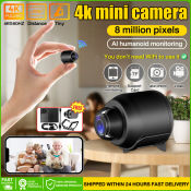 4K HD Wireless Hidden Camera with Night Vision and Mobile Connectivity