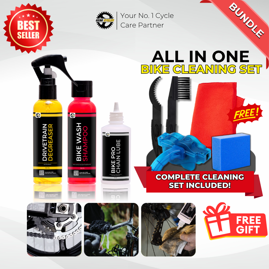 BUNDLE) Gear Cycles Degreaser Shampoo Chain Lube Chain Cleaner