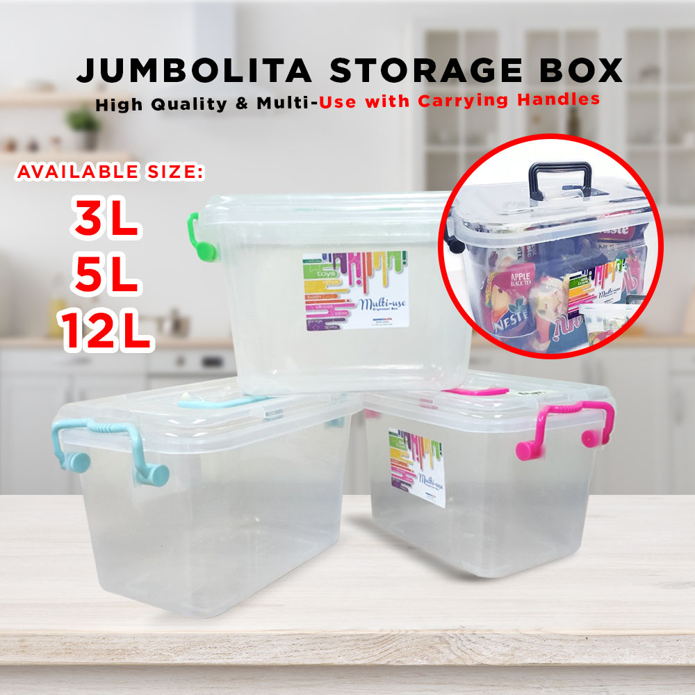 SevHome - Multi-Purpose High Quality Storage Box with Handle Newborn  Clothing Bottles Beauty Personal Items Use 1pc