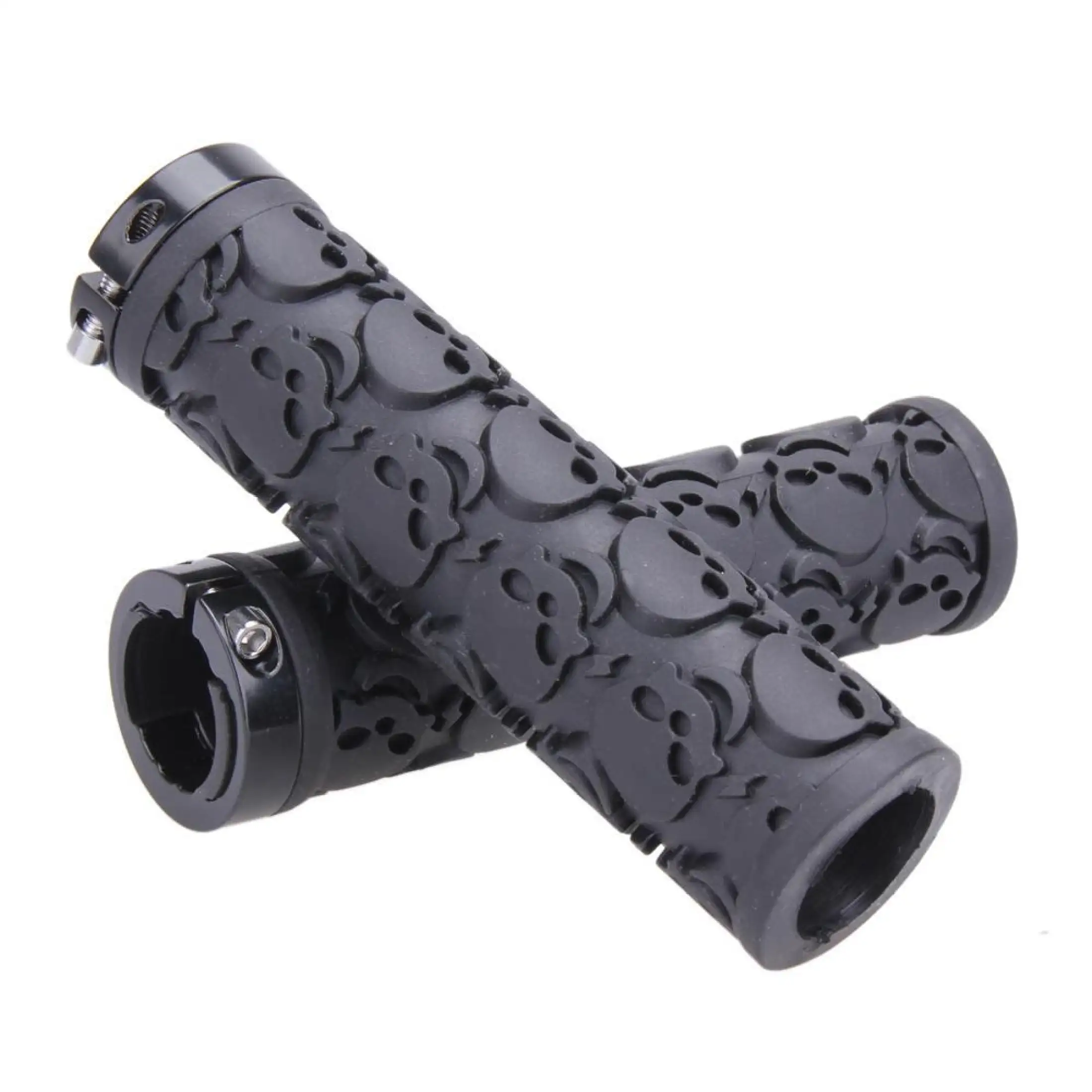 skull handlebar grips